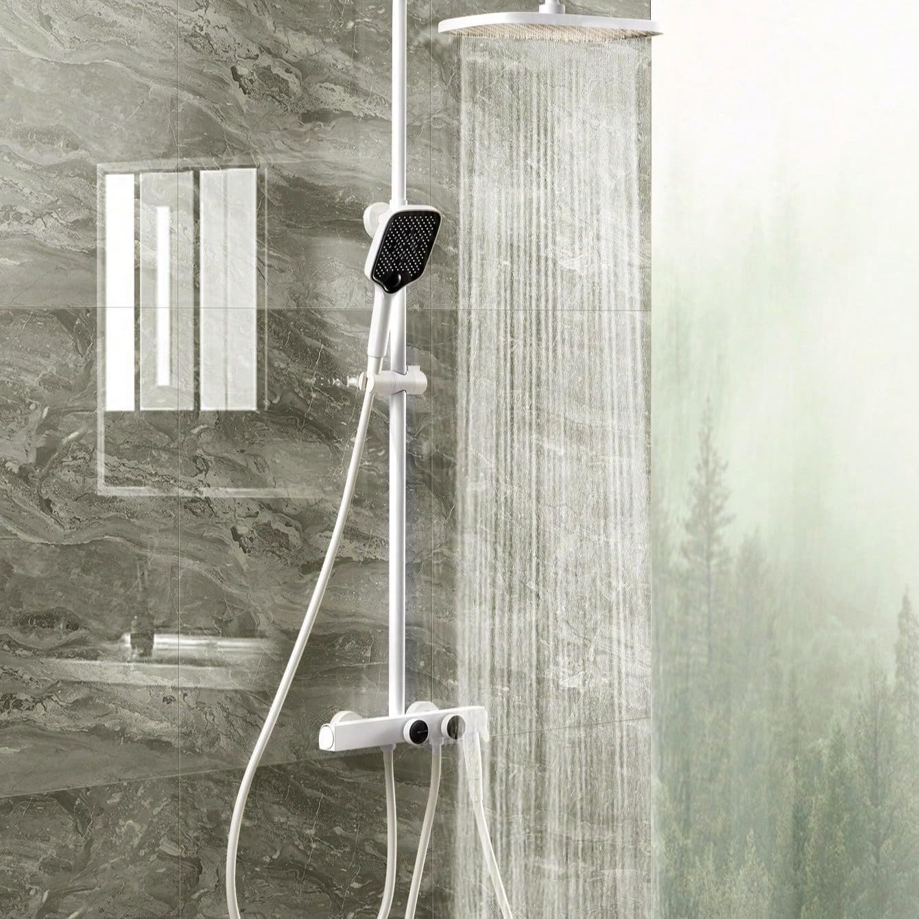 Marble Peel and Stick Waterproof Wall Panels