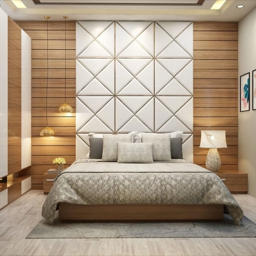 Master Bedroom Back Wall Design