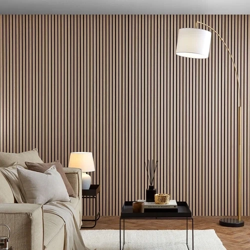 Modern MDF wood paneling