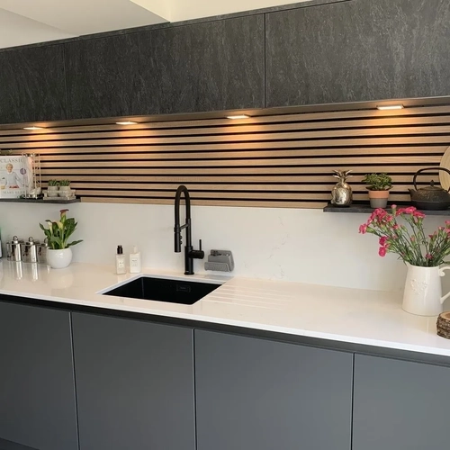 SlatWall Natural Oak Acoustic Panel