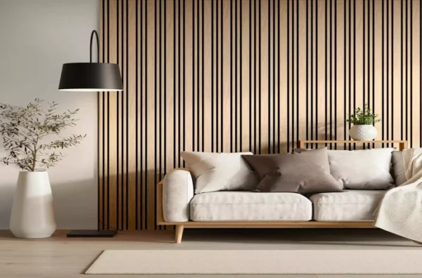 Dark Wood Wall Paneling